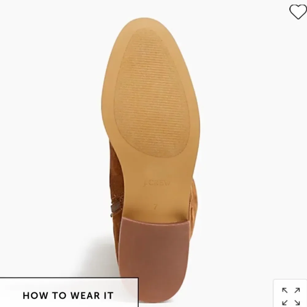 J. Crew Factory Over-the-knee microsuede boots Item AG056*